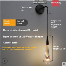 Carica l&#39;immagine nel visualizzatore di Gallery, Lampadario di Cristallo Elegante
