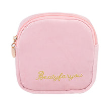 Carica l&#39;immagine nel visualizzatore di Gallery, Velvet Cloth Cosmetic Bag Portable Cosmetic Storage Bag
