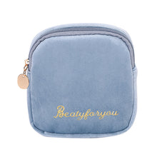 Carica l&#39;immagine nel visualizzatore di Gallery, Velvet Cloth Cosmetic Bag Portable Cosmetic Storage Bag
