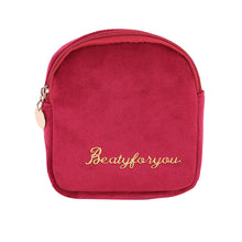 Carica l&#39;immagine nel visualizzatore di Gallery, Velvet Cloth Cosmetic Bag Portable Cosmetic Storage Bag
