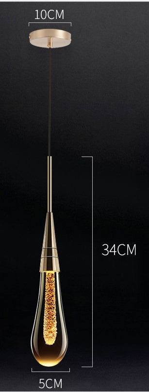 Applique LED Moderna in Cristallo