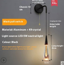 Carica l&#39;immagine nel visualizzatore di Gallery, Applique LED Moderna in Cristallo
