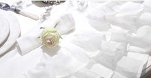 Charger l&#39;image dans la galerie, Tovaglia Tonda Shabby Chic Sucre Blanc
