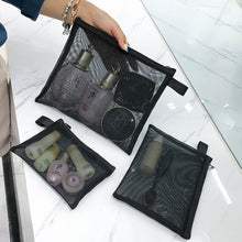 Carica l&#39;immagine nel visualizzatore di Gallery, Mesh Cosmetic Bag Large Capacity Portable Cosmetic
