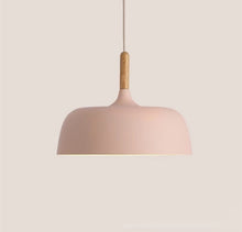 Load image into Gallery viewer, Lampadario Creativo in Legno e Metallo
