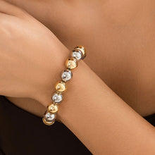 Carica l&#39;immagine nel visualizzatore di Gallery, Exaggerated Punk Contrast Color Beaded Necklace Ball Bracelet
