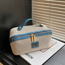 Carica l&#39;immagine nel visualizzatore di Gallery, Retro Tile Cosmetic Bag Large Capacity Portable Portable Cosmetics
