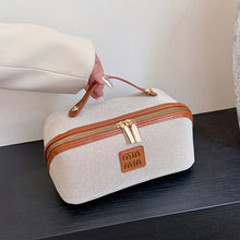 Carica l&#39;immagine nel visualizzatore di Gallery, Retro Tile Cosmetic Bag Large Capacity Portable Portable Cosmetics
