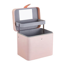 Carica l&#39;immagine nel visualizzatore di Gallery, Large Capacity Portable Cosmetic Case Pu Cosmetic Desktop
