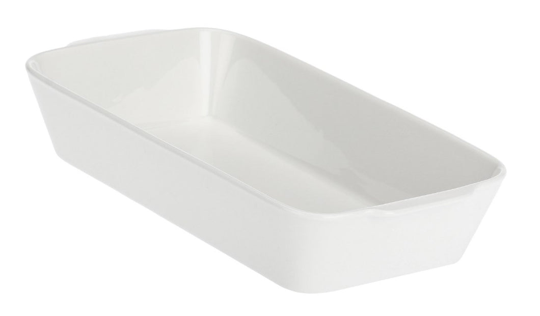 Mini Anghiari Rectangular Rounded Baking Tray The White Porcelain