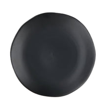 Load image into Gallery viewer, Round matte black tray 
