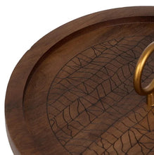 Carica l&#39;immagine nel visualizzatore di Gallery, Tavolino ausiliario oro-brown

