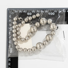 Carica l&#39;immagine nel visualizzatore di Gallery, Exaggerated Punk Contrast Color Beaded Necklace Ball Bracelet
