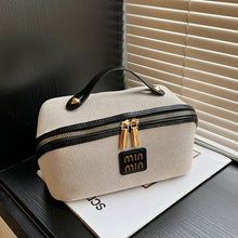 Carica l&#39;immagine nel visualizzatore di Gallery, Retro Tile Cosmetic Bag Large Capacity Portable Portable Cosmetics

