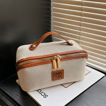 Carica l&#39;immagine nel visualizzatore di Gallery, Retro Tile Cosmetic Bag Large Capacity Portable Portable Cosmetics
