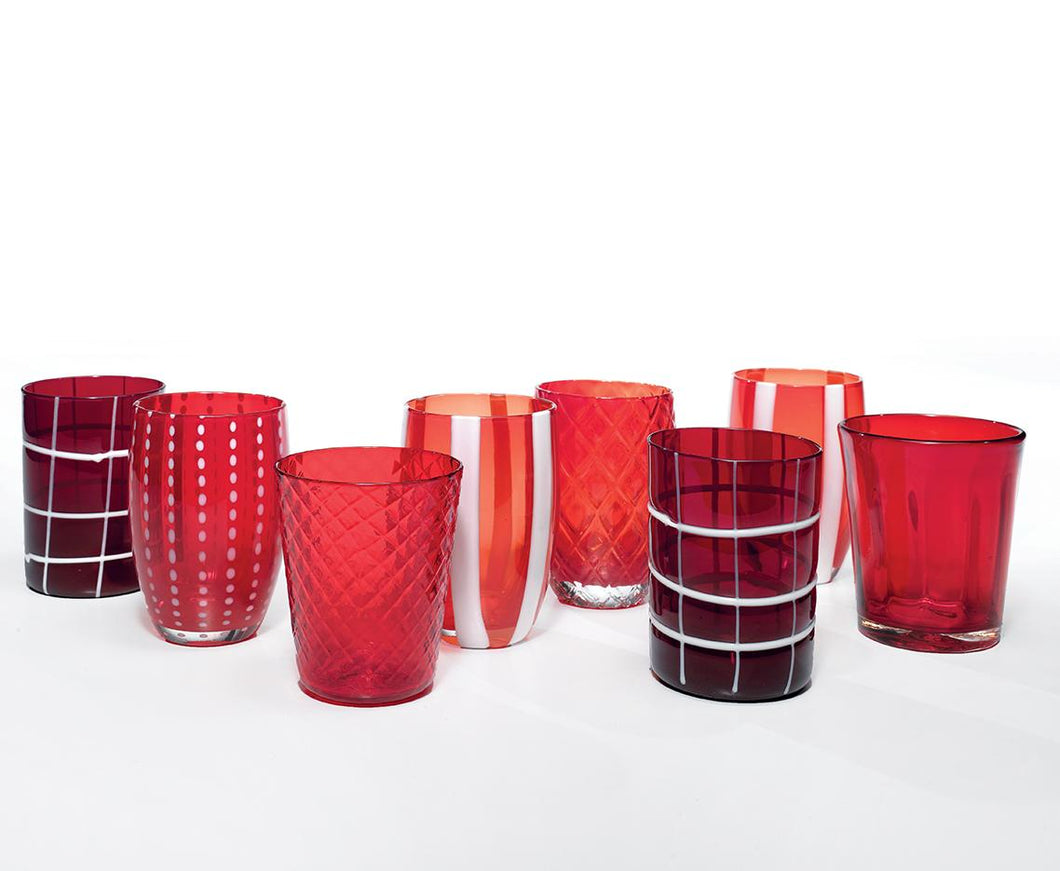 Tumbler Melting Pot Monocolore Rosso Zafferano