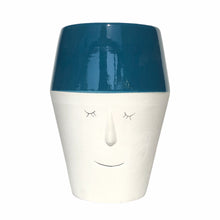 Load image into Gallery viewer, Sorrisetto Vase L Blue Top In Ceramic
