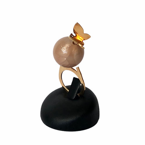anello-bigiotteria-newavenueliving.com-rosato-boule resina- boule tortora-farfalla